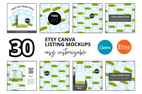 30 Journal Etsy Listings Mockup: Elevate Your Digital Shop