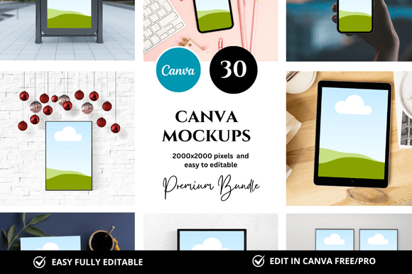 30 Photo Canva Mockup: Elevate Your Visual Design