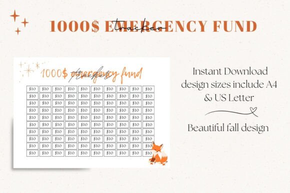 Build Your Fall Savings with a Beautifully Designed Tracker