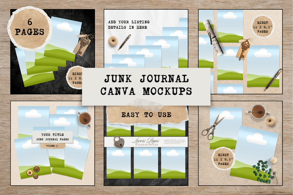 Elevate Your Etsy Shop with Junk Journal Mockups