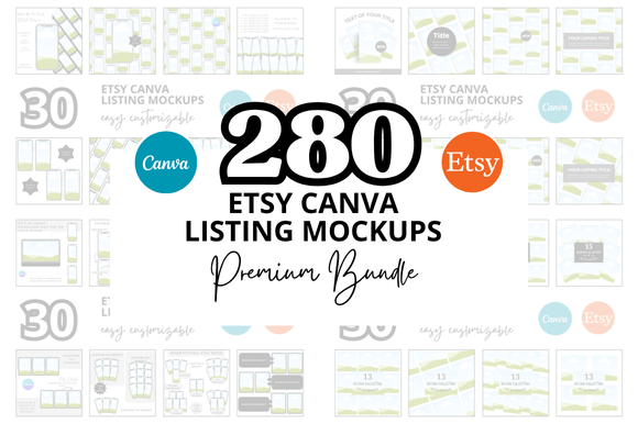Elevate Your Etsy Shop with Professional Canva Mockups
