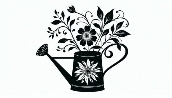 Flower in a Watering Can: Elevate Your Design Projects