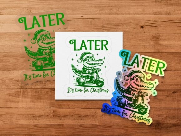 Later Gator Christmas PNG: Elevate Your Holiday Designs