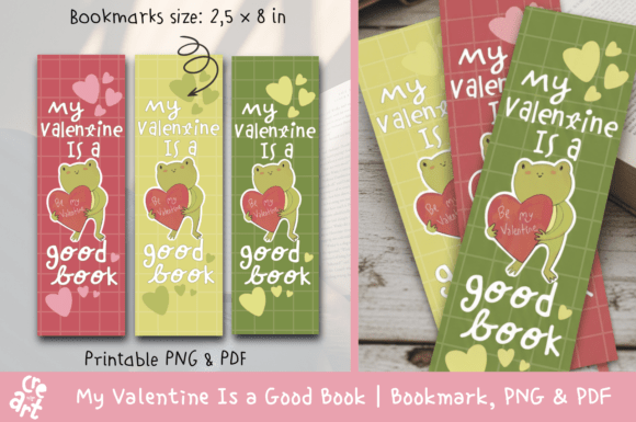 My Valentine is a Good Book | Bookmarks