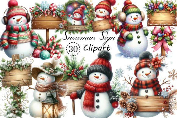 Watercolor Snowman Sign Clipart Png: A Designer's Guide