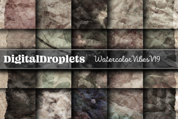 Watercolor Vibes Vol. 19 | Collection: Infuse Your Designs with Artistic Texture